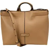 Marc O'Polo Handtasche Umhängetasche Tilla Leather Crossbody Bag Warm Taupe