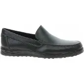 Ecco S Lite Moc M Herren Slipper schwarz geöltes Nubukleder - Größe: 45