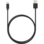 Veho VCL-003-C-1M, 1 m, USB A, USB C, Schwarz