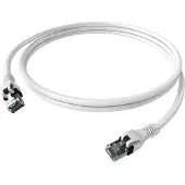 EasyLan DualBoot PushPull IP20 Patchkabel, Cat.6A (Class EA), S/FTP, weiß, 5 m