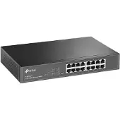 TP-LINK 16-Port-Gigabit-Easy-Smart-Switch, Managed, L2, Gigabit Ethernet (10/100/1000), Rack-Einbau, 1U