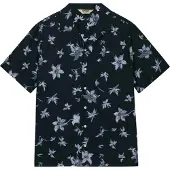 Superdry für Herren. M4011137A Hemd Cabana Print navy (L), Lässig, Baumwolle, Kurzarm, Marine