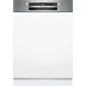 Bosch Serie 4 SMI4HTS14E, Halb integriert, Standardgröße (60 cm), Gebürsteter Stahl, Tasten, 1,75 m, 1,65 m