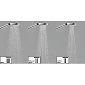 Hansgrohe Croma Select S, Handduschbrause mit Kopf, Chrom, Weiß, Wand