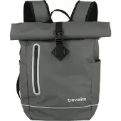 Travelite Freizeitrucksack Rucksack Basics Roll-Up Backpack Plane 19L Anthrazit grau