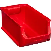 Allit 456213, Aufbewahrungskorb, Rot, Rechteckig, Polypropylen (PP), Einfarbig, Indoor, Universal