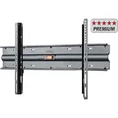 VCM Universal TV Wandhalterung 32-70 Zoll bis 45 kg | VESA bis max. 600x400 | Halter Fernsehhalter mit Wasserwaage flach starr | Fernseh Halterung WF120