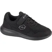 Lotto Lifes Kinder-Sneaker-Slipper-Klettschuh CONNECT OC K Unisex Kids Schwarz-Grau, Farbe:schwarz, EU Größe:29
