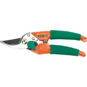 Flo Leichte Gartenschere 180 mm, PTFE-beschichtet, für Äste bis 10 mm, stammnahmer Schnitt
