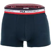 FILA Herren Boxer Shorts, 4er Pack - Logobund, Cotton Stretch, einfarbig