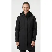 Helly Hansen Aden Long Coat, Regenjacke, Damen, schwarz