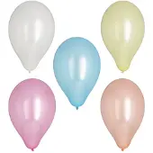 Papstar Luftballons Ø 25 cm farbig sortiert "Pearly" 120 Stück