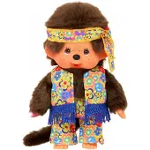 Monchhichi Hippie Junge mit Kopfband | 20 cm | | Puppe
