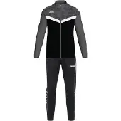 Jako Herren Polyesteranzug Iconic M9124-801 XXXL - schwarz/anthrazit - XXXL