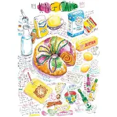 Magnolia Puzzle King Cake - 1000 Teile buntes Spielzeug