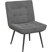 vidaXL Relaxsessel Dunkelgrau 64x74x84 cm Samt