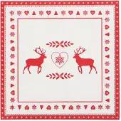 Papstar 20 Servietten, 40 cm x 40 cm 3-lagig 1/4-Falz