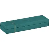 Rhodia Rhodiarama, Stiftebox aus Kunstleder, 21x5,5x3cm - Pfaugrün 194517C