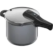 WMF Fusiontec Perfect Schnellkochtopf, 22 cm, 6,5 l, Platinum 122445 4000530744692