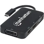 Manhattan Konverter USB 3.1 4-fach HDMI/DisplayPort/VGA/DVI