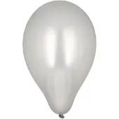 Papstar Luftballons Ø 25 cm silber 120 Stück