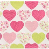 Papstar 20 Servietten, 25 cm x 25 cm 3-lagig 1/4-Falz