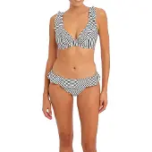 Freya Unwattierter Bikini BH Jewel Cove | Grösse: 80I | Farbe: Schwarz/Weiß
