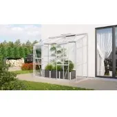 Pergart Vitavia, Aktionsangebot (inkl. 60 Euro Zubehör): Anlehn-Gewächshaus "Styx 3300", aluminium eloxiert, 3,3 m², 3 mm ESG