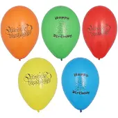 Papstar 150 Luftballons Ø 22 cm farbig sortiert Happy Birthday