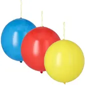 Papstar Punch Ballons Ø 40 cm farbig sortiert 45 Stück
