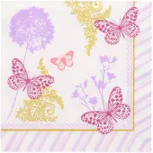 Papstar 10 X 20 Servietten, 3-lagig 1/4-Falz 40 cm x 40 cm "Charlene"