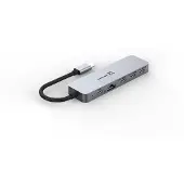 Xtrememac HUB USB-C MAX PRO - 5 Ports (3* USB-C,, USB Typ-C, RJ-45, USB Typ-C, 40000 Mbit/s, USB