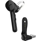 Hama MyVoice1300, Kabellos, Anrufe/Musik, 20 - 20000 Hz, 12 g, Kopfhörer, Schwarz