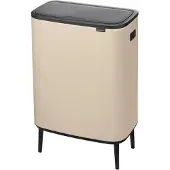Brabantia Mülleimer Bo Touch Bin Hi - 60 Liter - Soft Beige