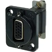 Neutrik D-SUB Adapter D-SUB-Buchse 15pol. - D-SUB-Buchse 15pol. NADB15FF-B 1 St.