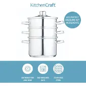 Kitchencraft Kccvsteam 18 Cm Dampfgarer