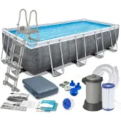 Bestway Basen ogrodowy stelażowy 549 x 274 x 122 cm 12w1 56998