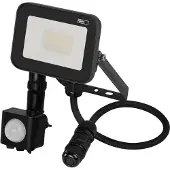 Emos LED Strahler Profi 10W mit Bewegungsmelder, wasserdichtes Alu Flutlicht für Innen und Außen, 1100lm, Neutralweiß 4000K, ZS2712