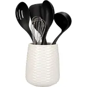 KitchenAid Antihaftbeschichtetes, spülmaschinenfestes Kochgeschirr und Kochutensilien-Set de 6tlg.