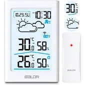 Berdsen Wetterstation mit Display BD-911 weiß