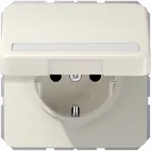 JUNG CD 1520B FNAKL Steckdose mit Klappdeckel + Beschriftungsfeld weiß CD 500