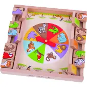 Bigjigs Schaukelpferd Kord - Plüsch Schaukeltier für Kinder
