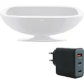 Lava Music Ladestation Space Charger 38 weiss mit Netzteil