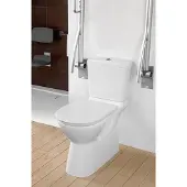 Villeroy & Boch Vicare Tiefspül-WC für Kombination, spülrandlos, bodenstehend