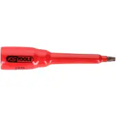 Ks Tools 3/8' Bit-Stecknuss mit Schutzisolierung für Torx-Schrauben, T40, lang ( 117.2468 )