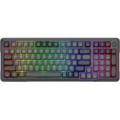 Redragon K688GB-RGB-PRO Bragi, Kabellos, USB + RF Wireless + Bluetooth, Mechanischer Switch, Schwarz