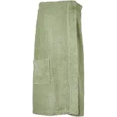 Schiesser Sarong "Saunakilt Turin für Damen in angesagter Reiskornoptik" 1 Stk. Made in Green