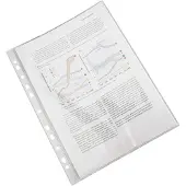 Rapesco Sichthüllen ECO DIN A4 transparent transparent, 100 St.