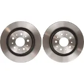 TRW Bremsscheibe DF6714 hinten, voll, 1 Stück