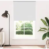 vidaXL Verdunkelungsrollo Weiß 120x230cm Stoffbreite 116,6cm Polyester